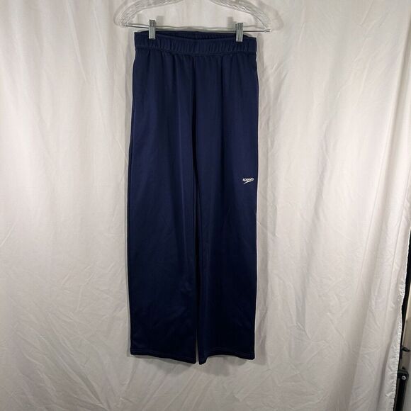 Speedo Sweatpants Men's XS Solid Blue Pull On Elastic Waist Pockets - Picture 1 of 10